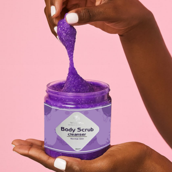 WELLAVIA Normal Skin  Body Scrub Cleanser  (250ml)