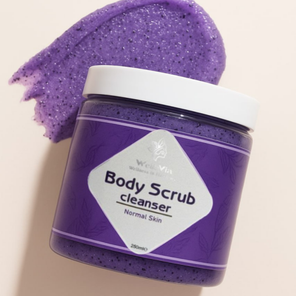 WELLAVIA Normal Skin  Body Scrub Cleanser  (250ml)