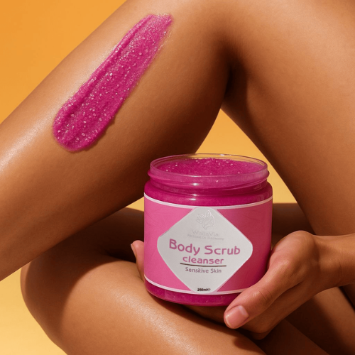 WELLAVIA Body  Scrub Cleanser (SENSITIVE DRY SKIN)  (250ml)