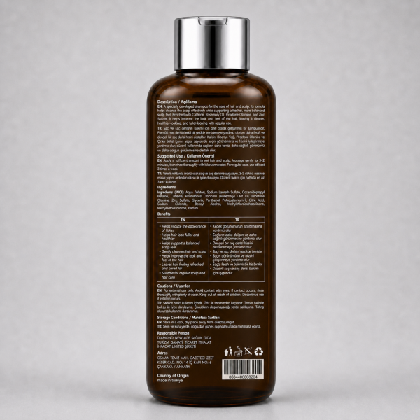 NURAVITAL Saç Dökülmesine Karşı Kepek Önleyici Şampuan 300 ml